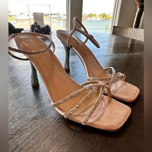 BETSEY JOHNSON SB-PAYTN Size 9.5 Rhinestone Heels